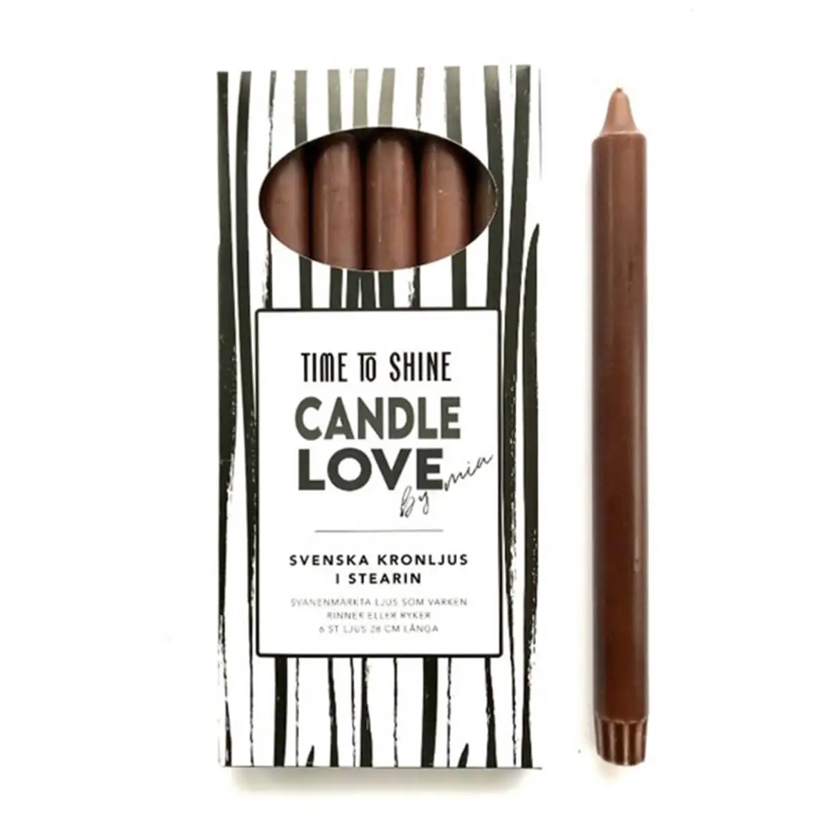 Choklad 28 cm candle